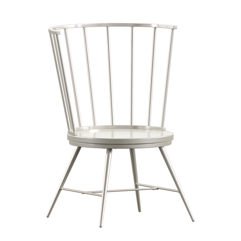 Laurel Foundry Modern Farmhouse Kennamer Metal Slat Back Side Chair